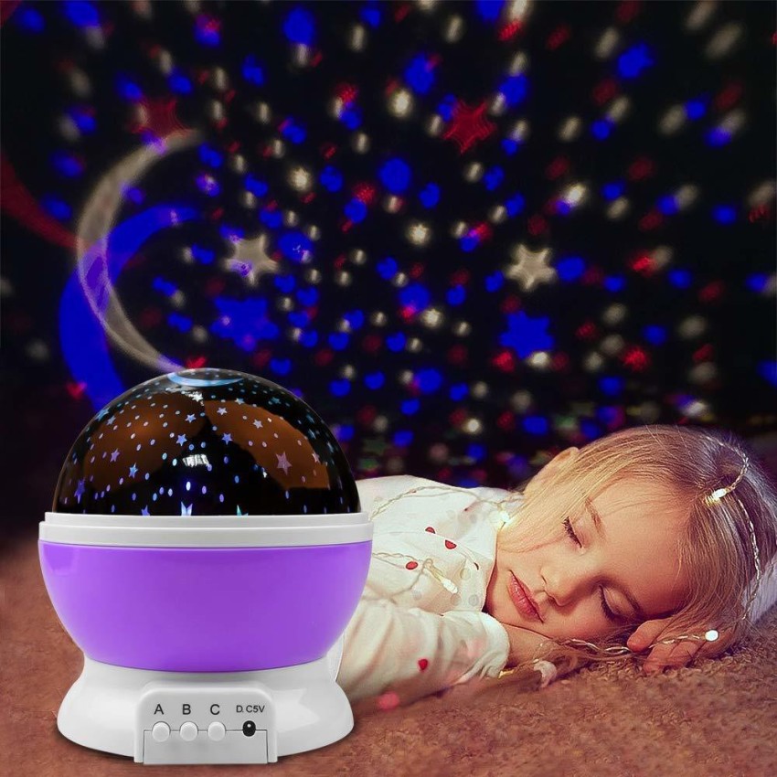 Buy Star Master Dream Rotating 360 Degree Color Changing Star Projection  Lamp, Multicolor