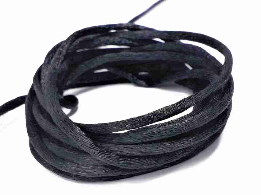 KnottyThread Elastic Thread and Cord Black Elastic