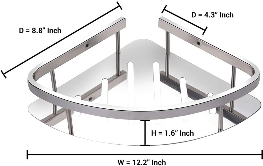 PESCA Stainless Steel Corner Bathroom Accessories Corner