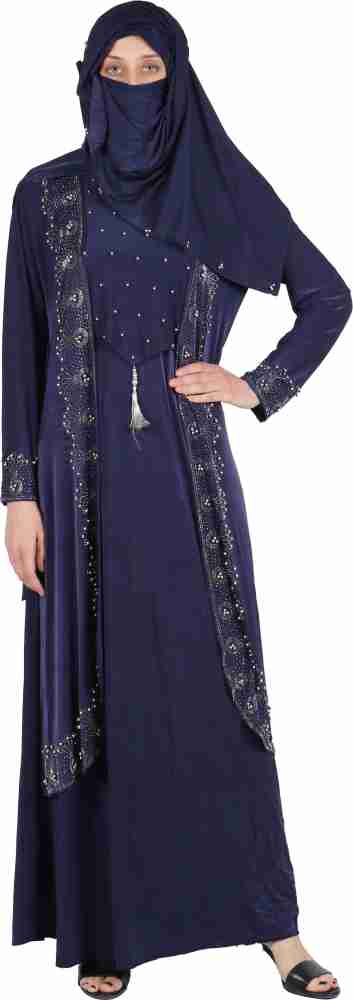 ARABIAN PARDHA Polyester Self Design Burqa With Hijab Price in India Buy ARABIAN PARDHA Polyester Self Design Burqa With Hijab online at Flipkart