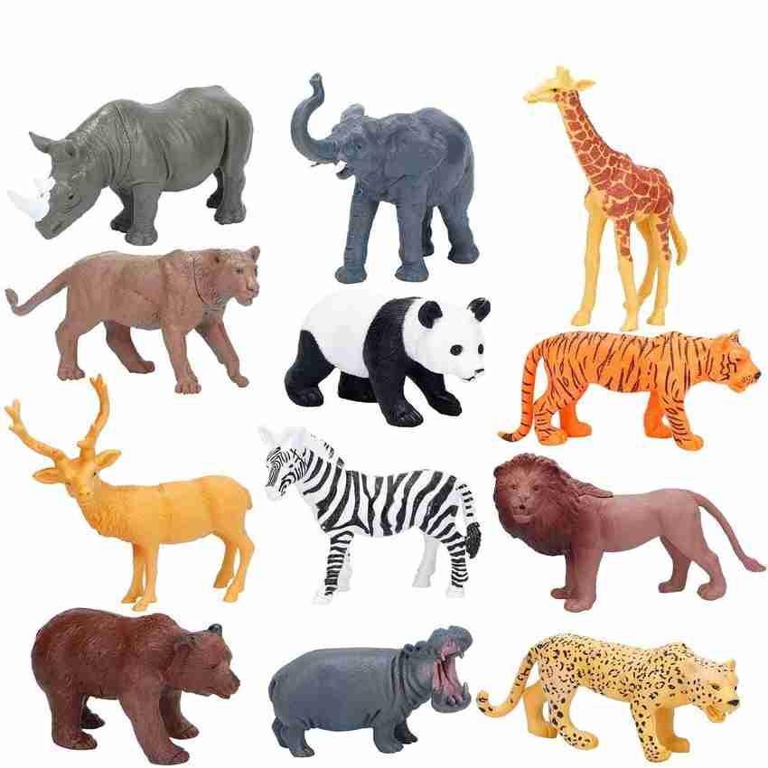 Large plastic zoo animals sale