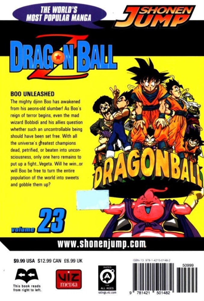 Dragon Ball Z, Vol. 23: Boo Unleashed! by Akira Toriyama