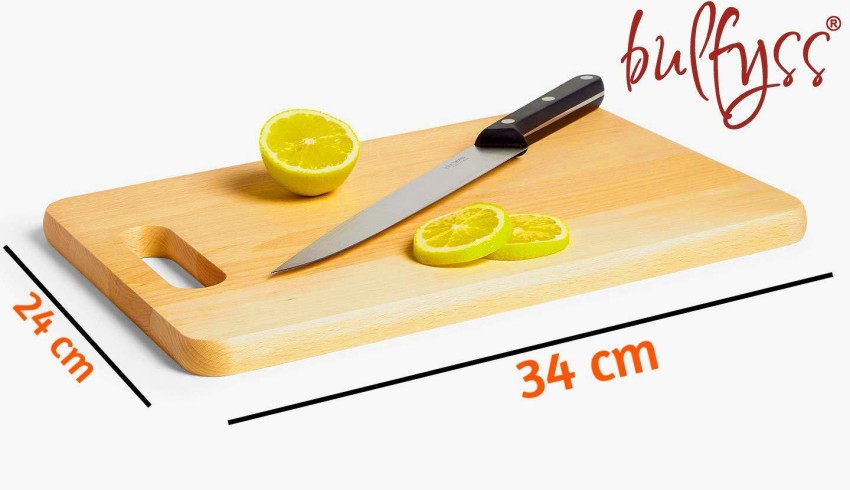 Rusabl Bamboo Chopping Board / Vegetable Cutting Board for Kitchen wit