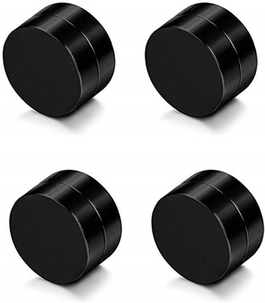 Black magnetic earrings for guys online