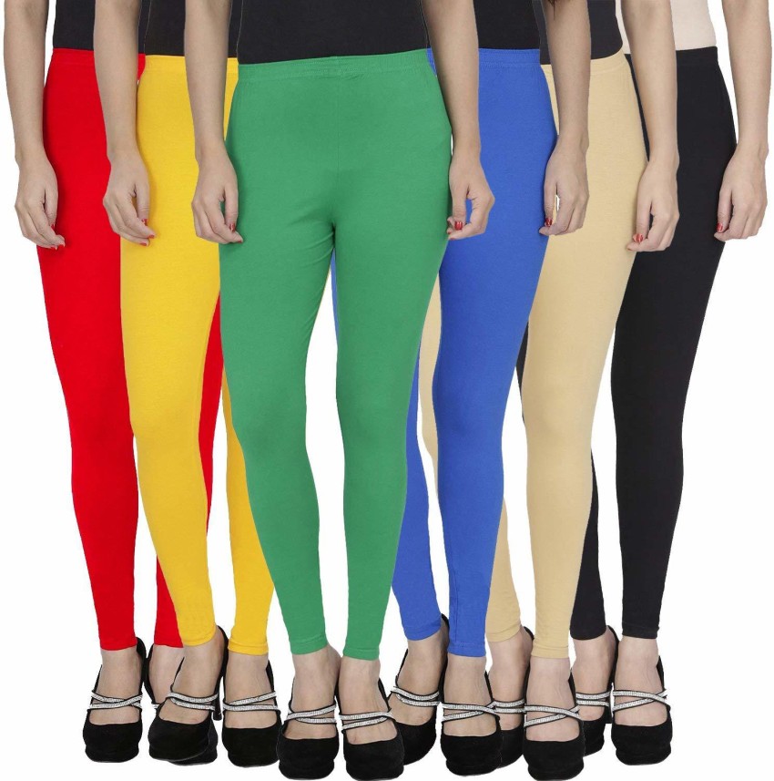 Buy Zakod Women's Skinny Fit Multicolour Leggings Xl at