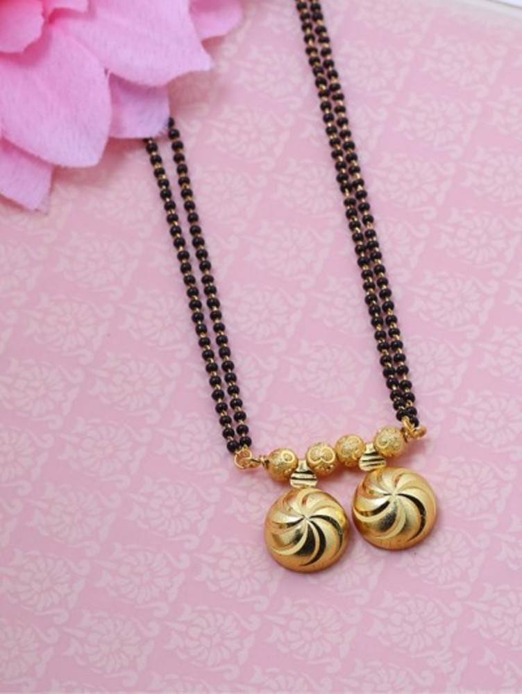 Gold on sale polish mangalsutra