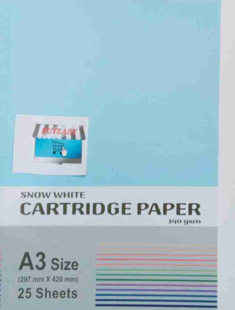 PREMIUM QUALITY CARTRIDGE PAPER UNRULED A3 140 gsm A3 Paper  - A3 Paper