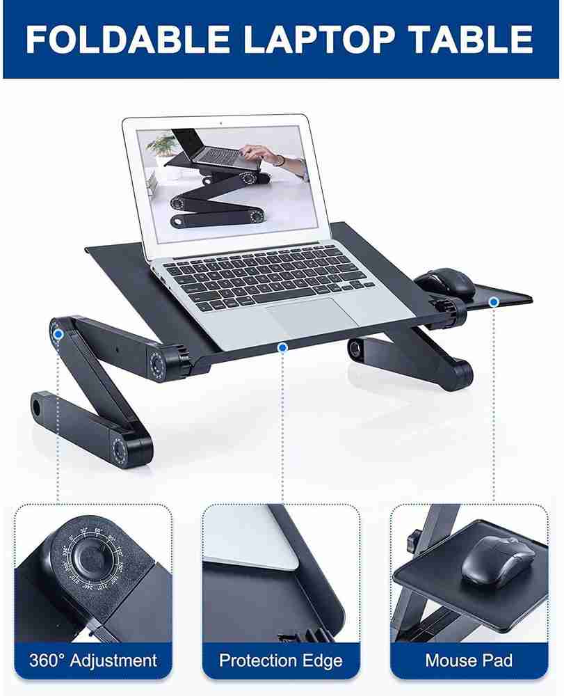 Laptop table with cooling deals fan flipkart