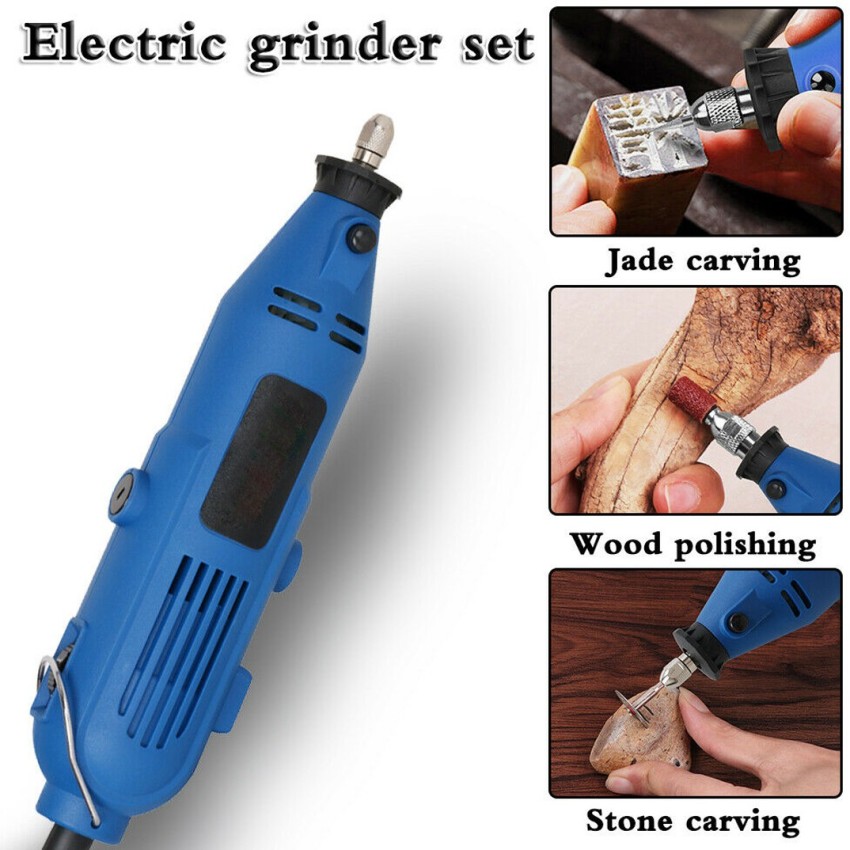 26Pcs Mini Electric Grinder Rotary Tool Drill Set Variable Speed