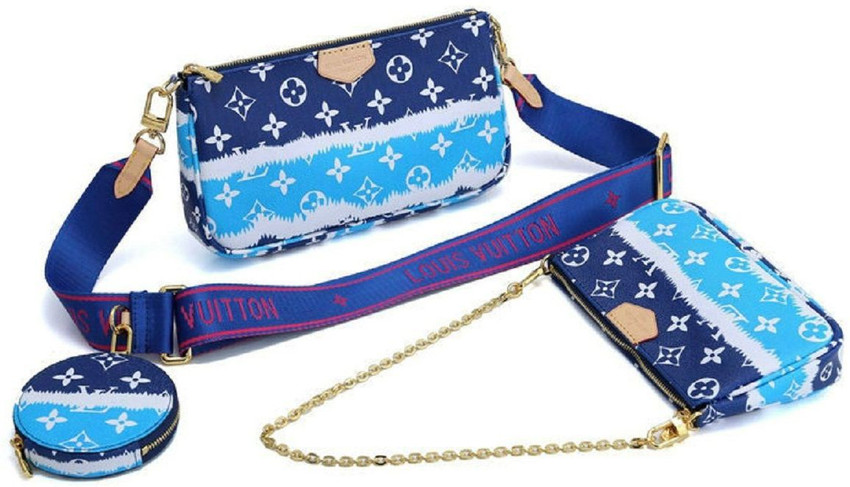 Lv sling bag blue deals