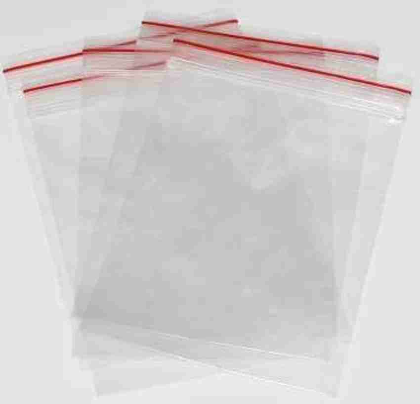 KRISSDIL Zip lock Pouch Bag size inch 2 3 reusable Transparent