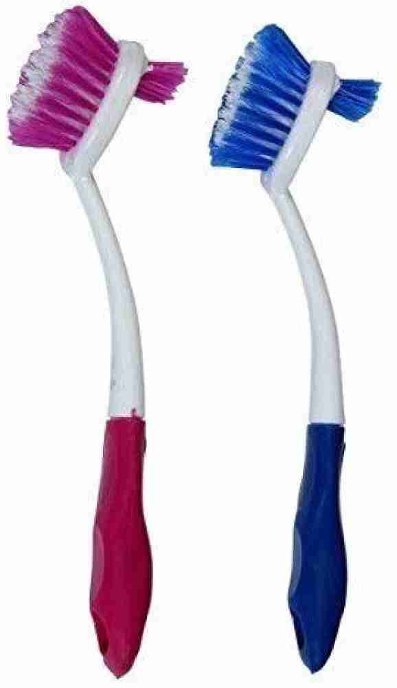 Buy A-One Multicolour Plastic Flexible Plastic Toilet Cleaning Brush (Pack  of 2) Online At Price ₹178