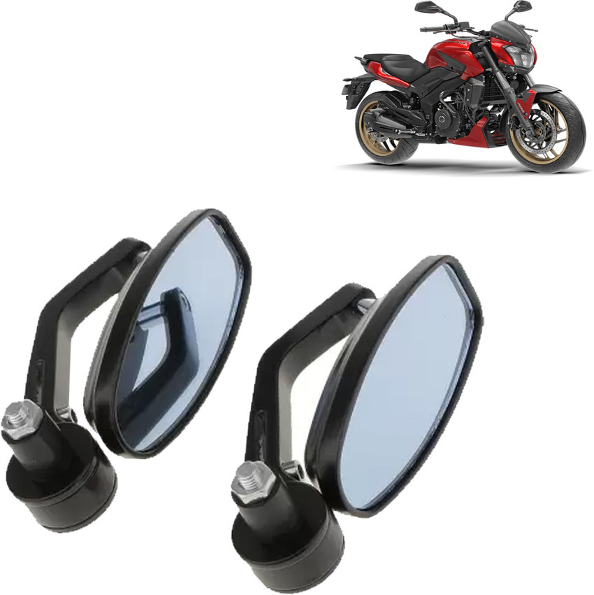 DvineAutoFashionZ Manual Rear View Mirror For Bajaj Universal For