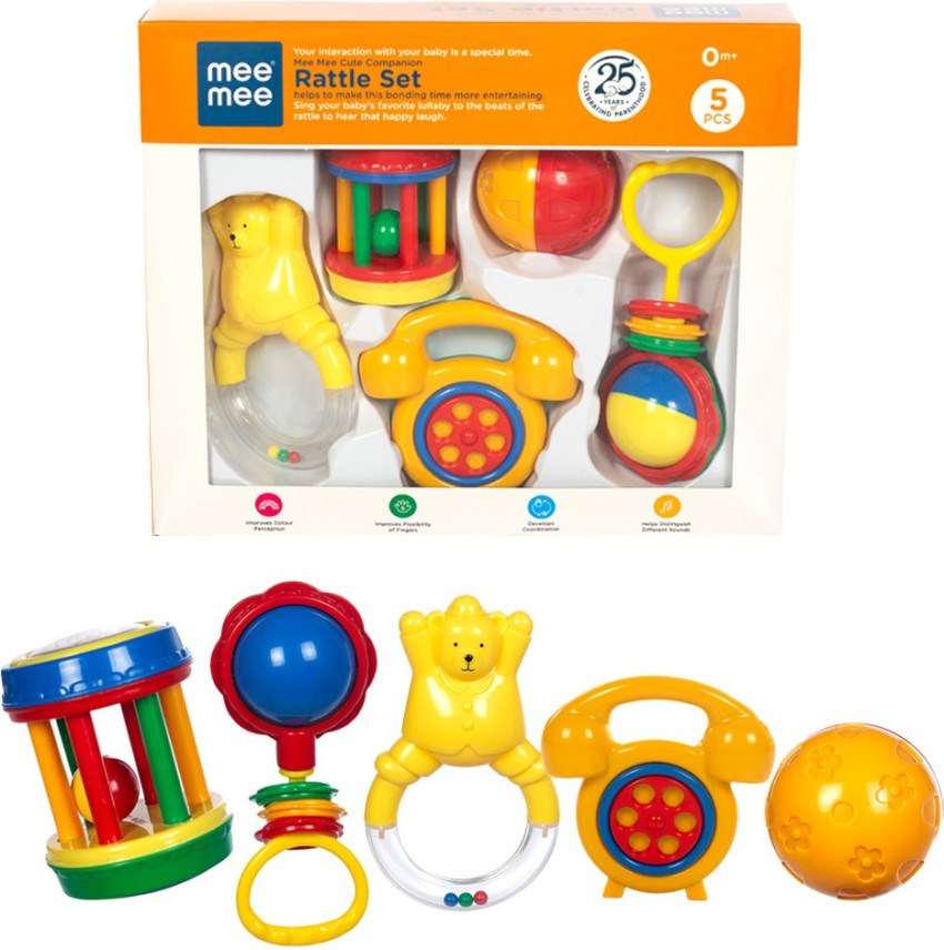 Mee mee hot sale rattle set