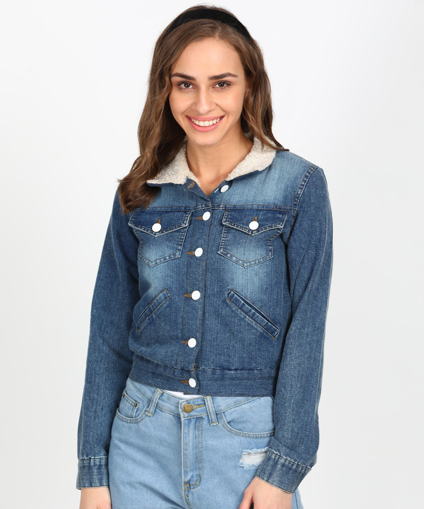 Denim jackets for womens flipkart sales