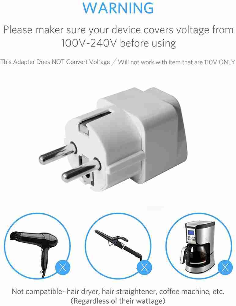 240 volt plug to 110v socket adaptor cheap