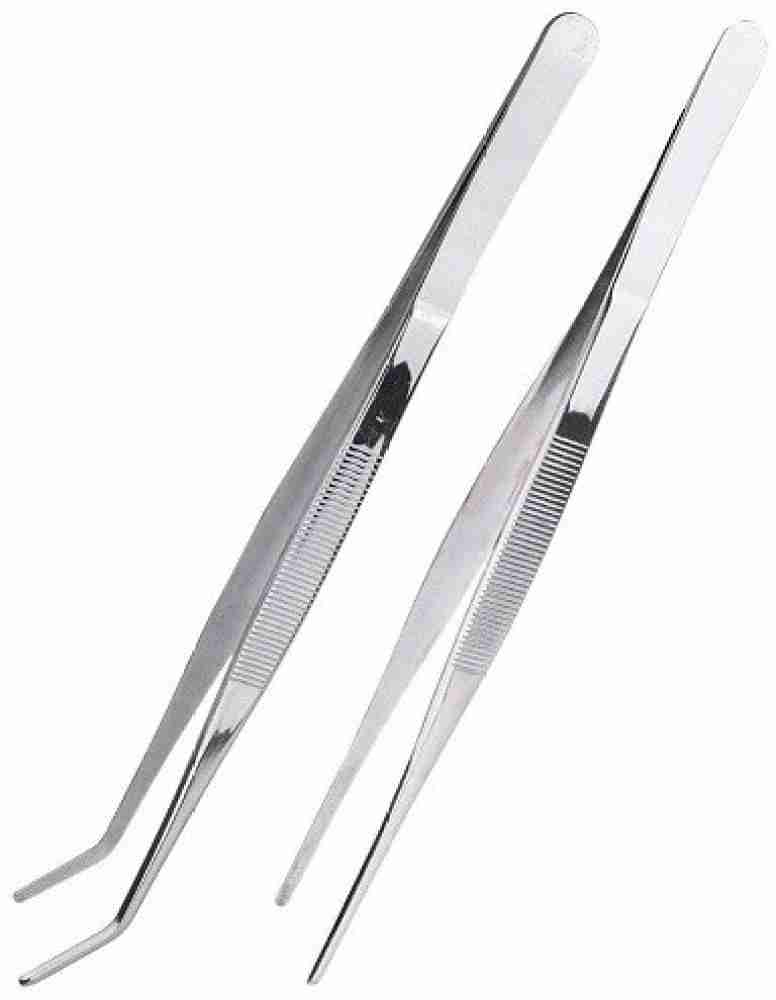 Pet Reptile Feeding Tongs Forceps Tweezers Curve & Straight 11 27cm