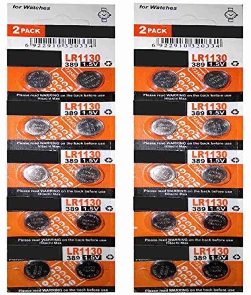 AG10 (LR1130) Alkaline Button Battery 10 Pack