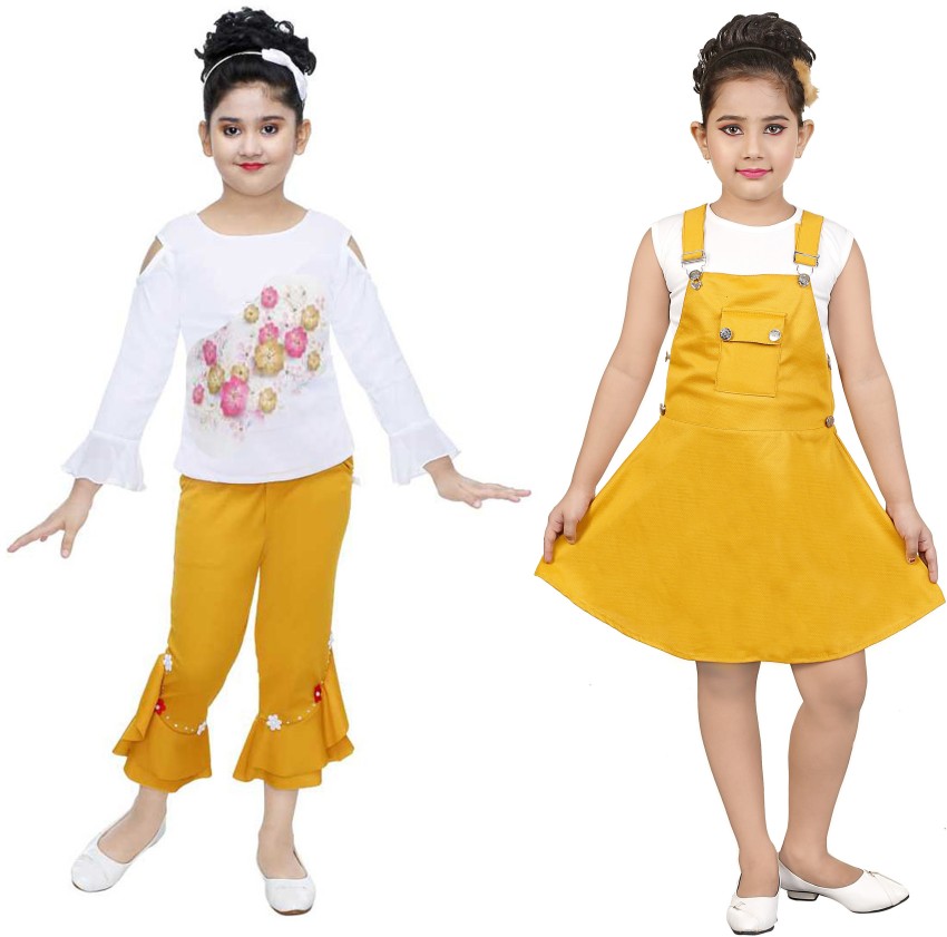 FIERA FASHION Girls Party(Festive) Top Dungaree, Skirt Price in India - Buy  FIERA FASHION Girls Party(Festive) Top Dungaree, Skirt online at