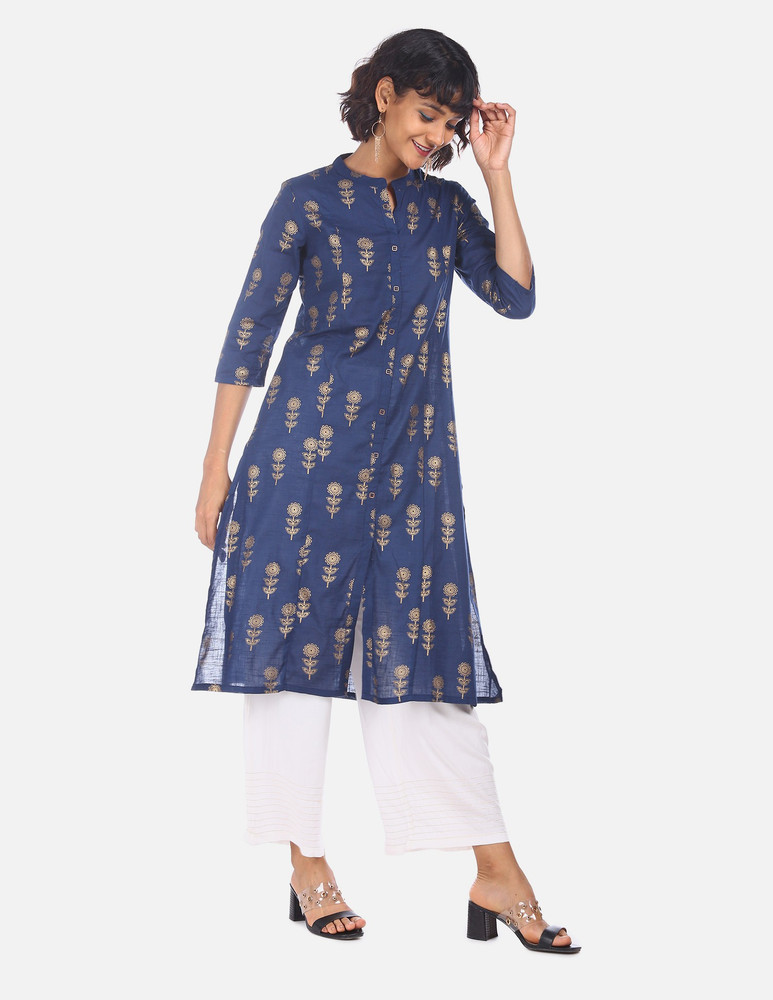 Karigari Women Printed Frontslit Kurta Buy Karigari Women Printed Frontslit Kurta Online at Best Prices in India Flipkart