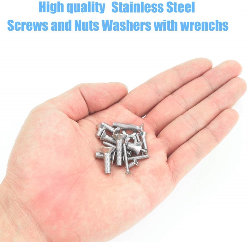 Stainless Steel SS Allen Key Bolts M3,M4,M5,M6,M8 (Pack of 50pcs)