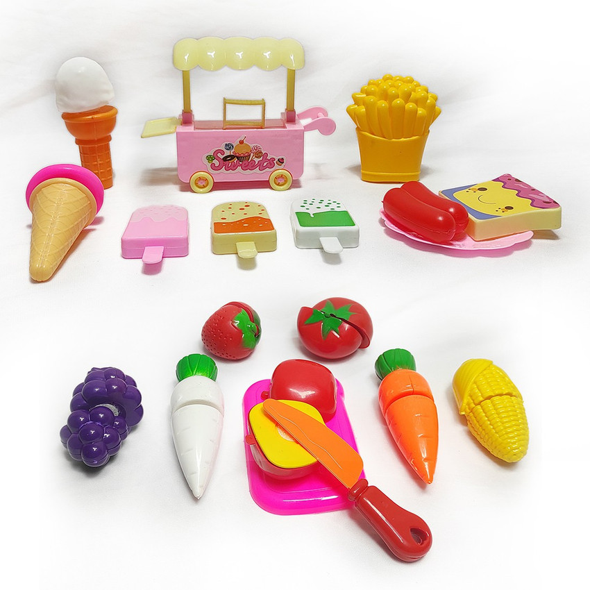 Plastic ice cream toy new arrivals