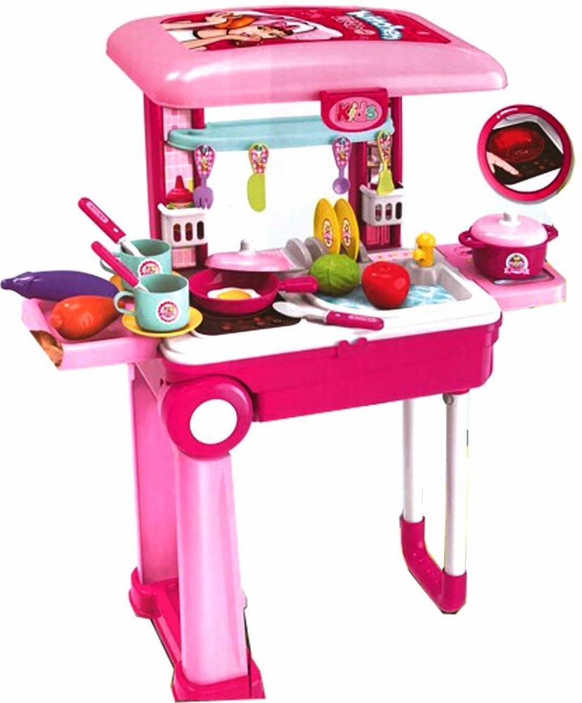 Webby 2 in 1 Little Chef Kids Kitchen Play Set Big with Light Sound 2 in 1 Little Chef Kids Kitchen Play Set Big with Light Sound shop