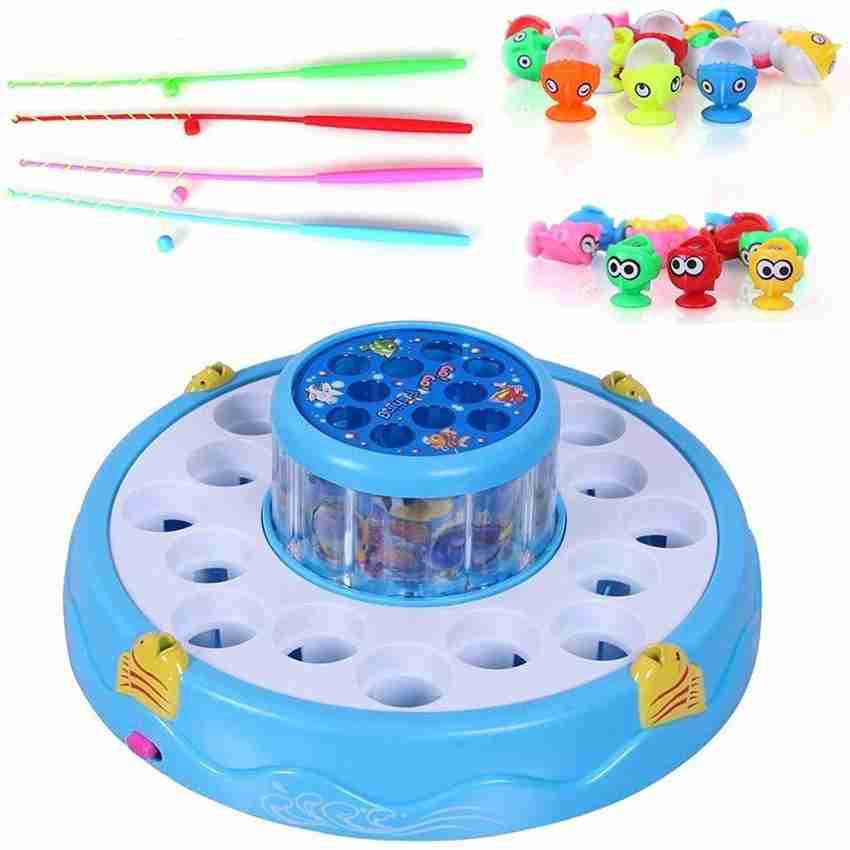 jspenterprises Electronic Fishing Toy Set with 26 Fishes, 4 Rod Party & Fun  Games Board Game - Electronic Fishing Toy Set with 26 Fishes, 4 Rod Party &  Fun Games Board Game .