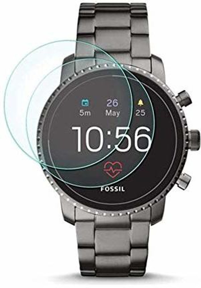 Fossil q explorist outlet tempered glass