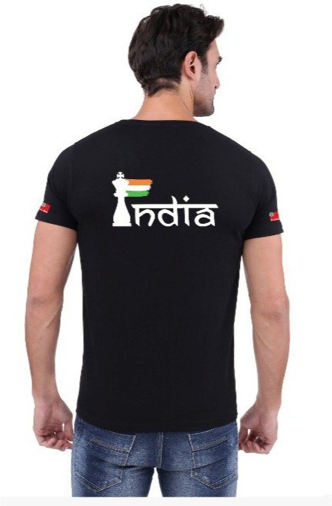 ChessBase India Printed Men Round Neck Black T-Shirt - Buy
