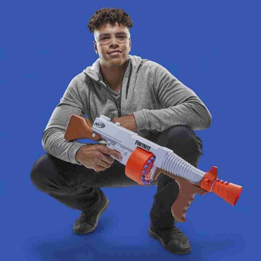  Nerf Fortnite GL Rocket-Firing Blaster – 6-Rocket Drum,  Pump-to-Fire – Includes 6 Official Nerf Rockets – for Youth, Teen, Adult :  Automotive