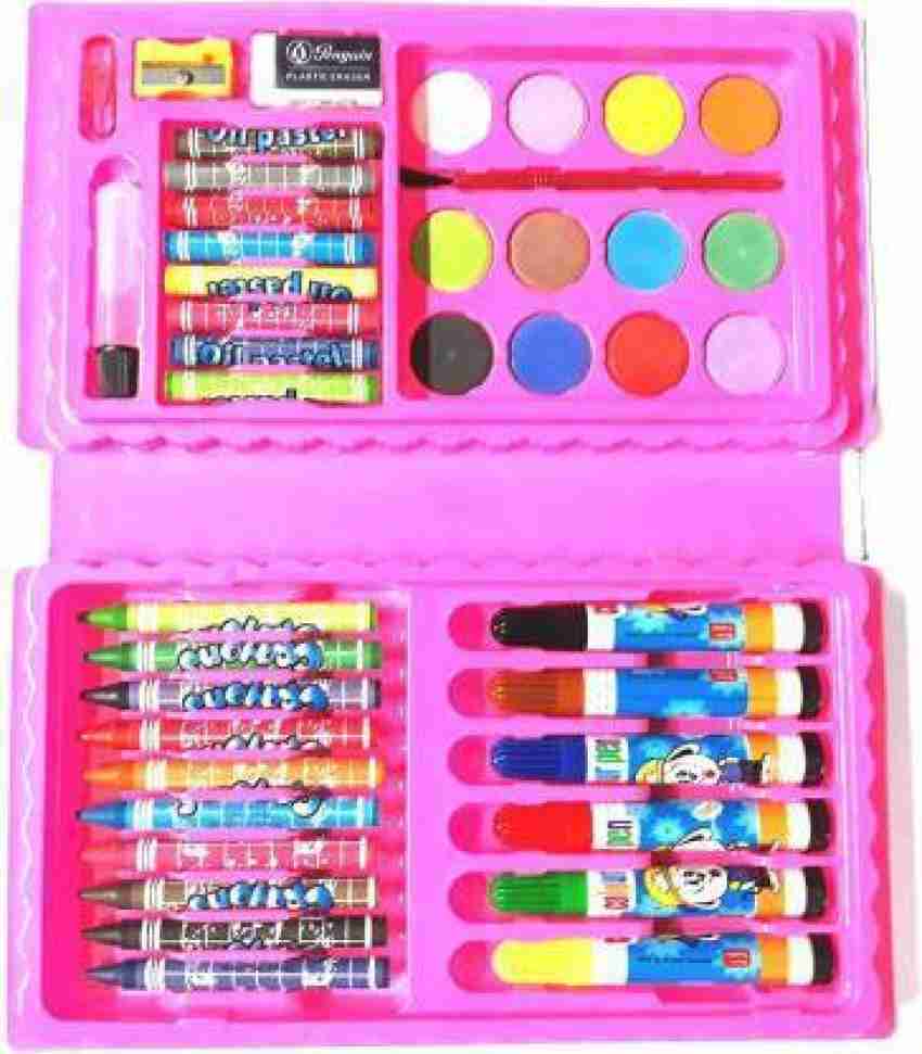 Buy NAXUE Colouring Kit Combo Colors Box Color Pencil,Crayons, Sketch Pens  Set of 42 in 1 Color Box Pieces (42) Online at Best Prices in India -  JioMart.