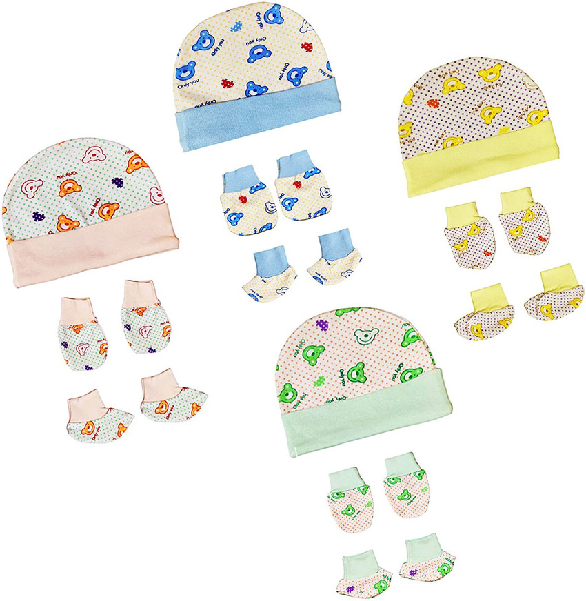 Baby cap and sales mittens