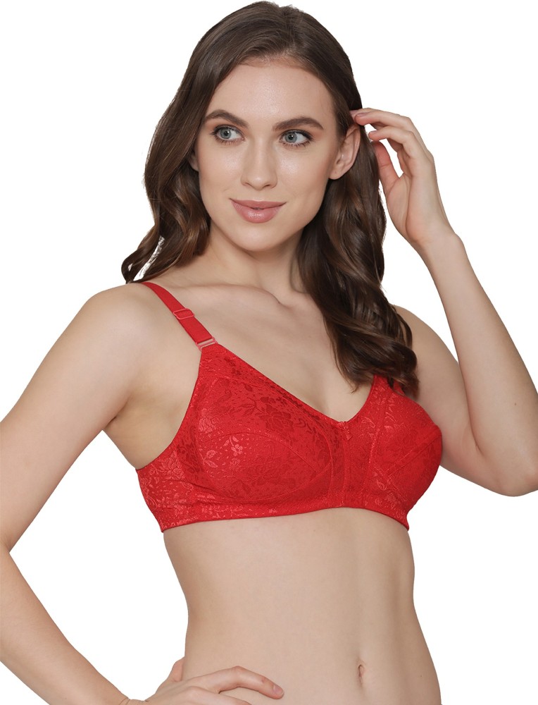 kalyani 5012 Non Padded Cups Floral Embroidered Full Coverage Lace/Net  Women Full Coverage Non Padded Bra
