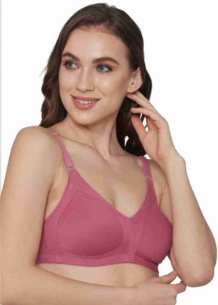 Buy BODYAAN Cotton Blend Seamless Full Coverage Non Padded Women T-Shirt Bra  Online at Best Prices in India - JioMart.