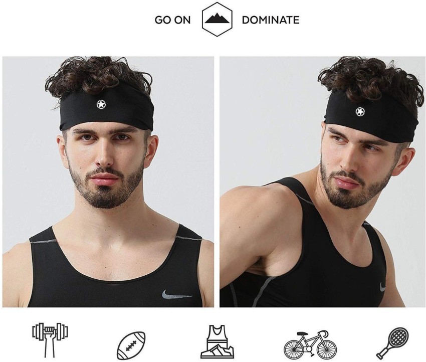 Mens Headband 4 Pack Sports Headbands For Men Workout Accessories Sweat  Band S