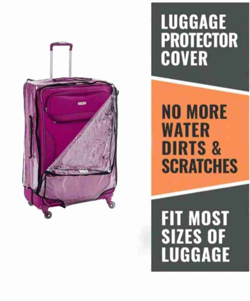 Handcuffs Transparent Luggage Trolley Protective Covers PVC Waterproof  Travel Bag Suitcase Cover : : Fashion