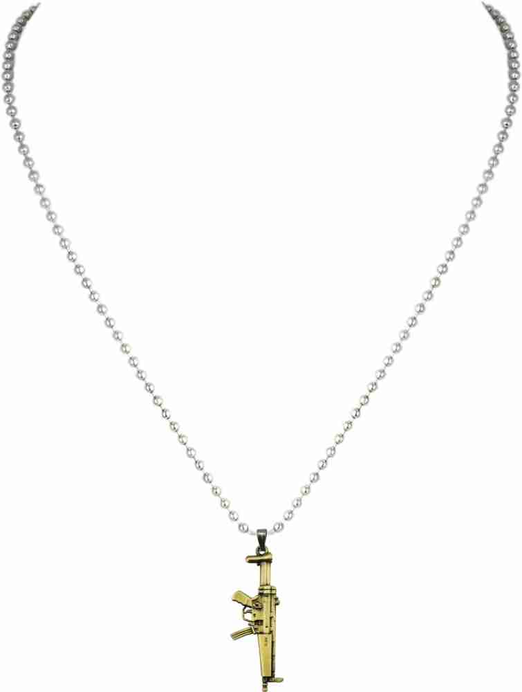 Saint laurent gun on sale necklace