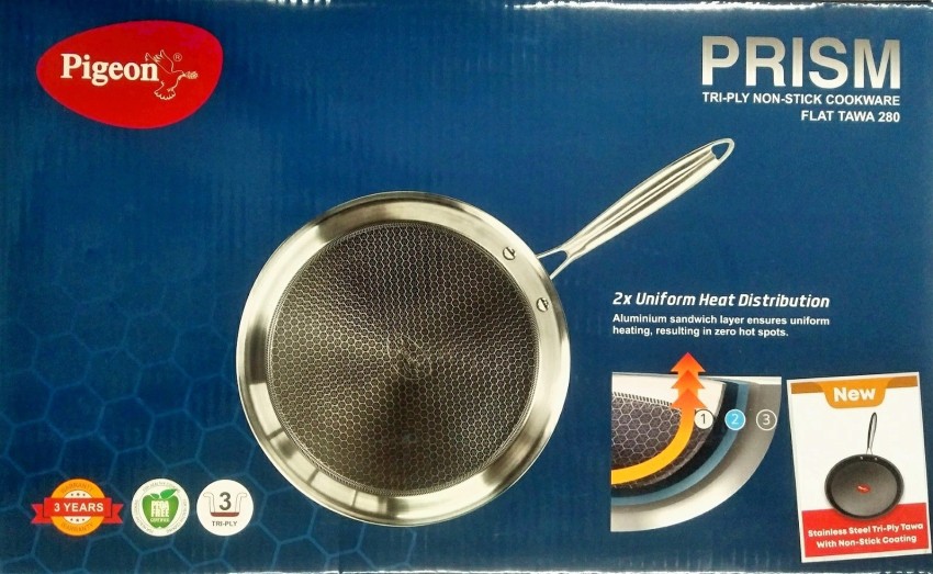 Coconut Pearl Du Pont Teflon Coated Non-Stick Dosa Tawa 280 mm