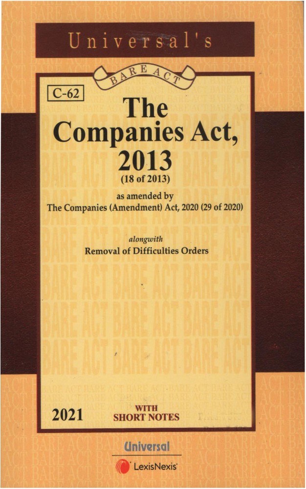 Commercial S The Companies Act 2013 Bare Act 2023 44 OFF   The Companies Act 2013 Pocket Bare Act Along With Removal Of Original Imafycacfrvzgd8r 