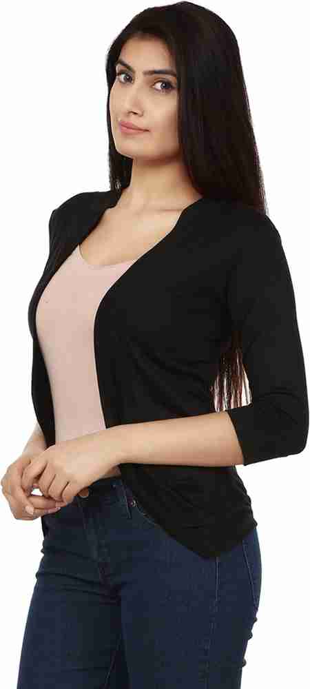 Short shrug black clearance