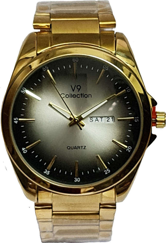 v9 collection V9 Collection Day And Date Functioning Analog Watch