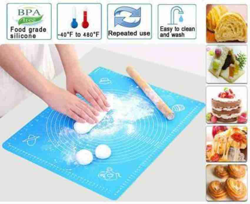 Silicon Fondant Rolling Mat Roti Chapati Cake Pad Dough Atta Kneading  Food-grade Silicone Baking Mat at Rs 384.00, सिलिकॉन मैट - Crayonvista  Technologies & Innovations Llp, Jodhpur