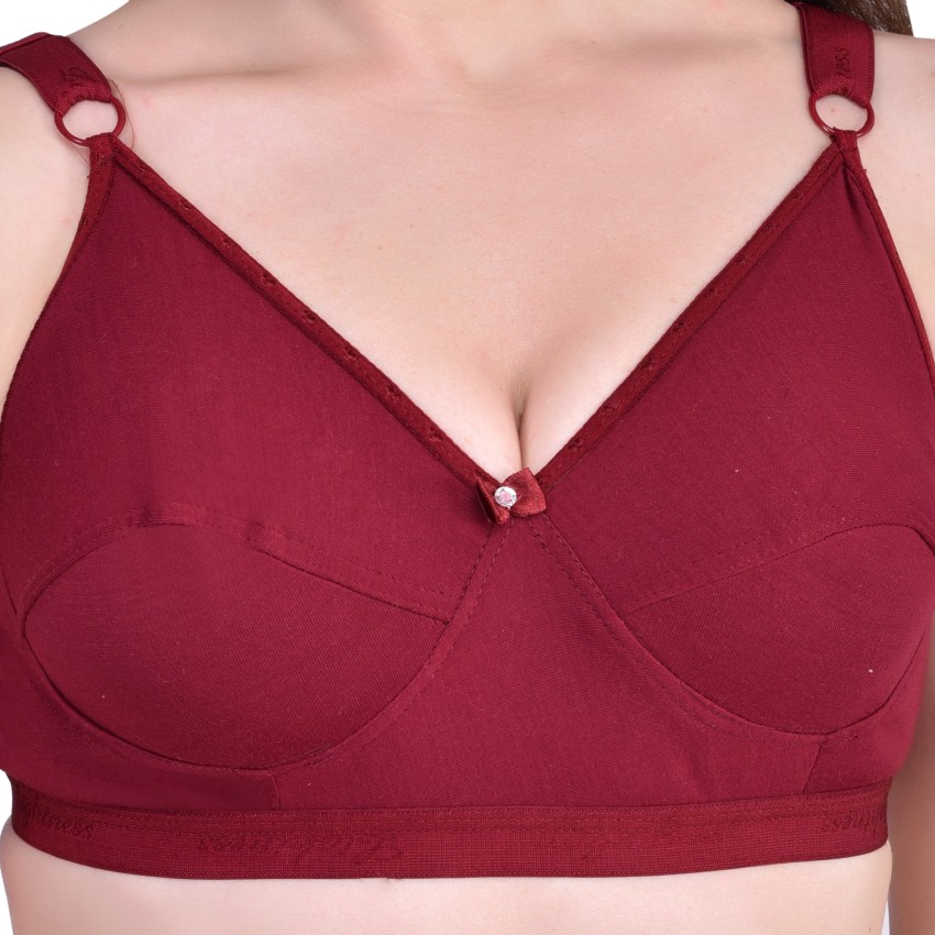 T-Shirt Ladies Red Net Nora Non Padded Bra, Size: 30B, Plain at Rs  130/piece in Ghaziabad