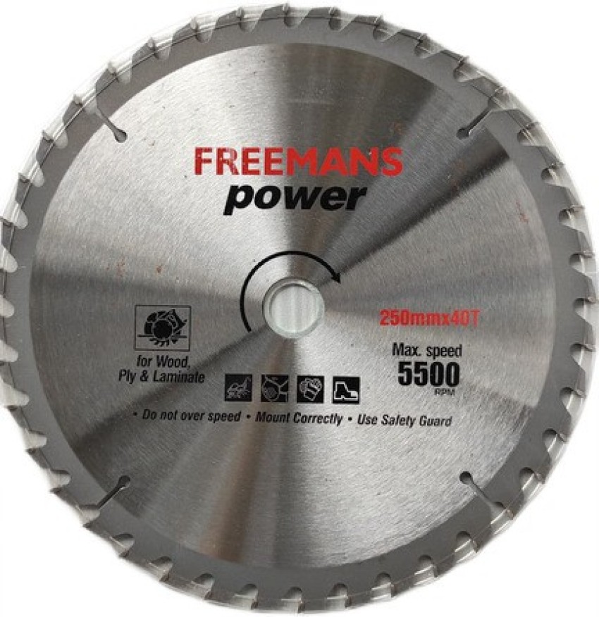 FREEMANS TCT1040 10 inch / 250 mm x 40T TCT Power Circular Saw