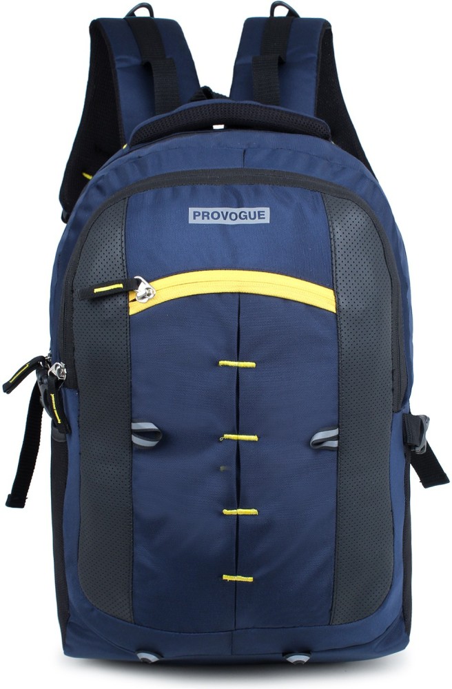 PROVOGUE Zeal 35 L waterprof backpack PG 0059 With Rain Cover 35 L Laptop Backpack Navy Price in India Flipkart