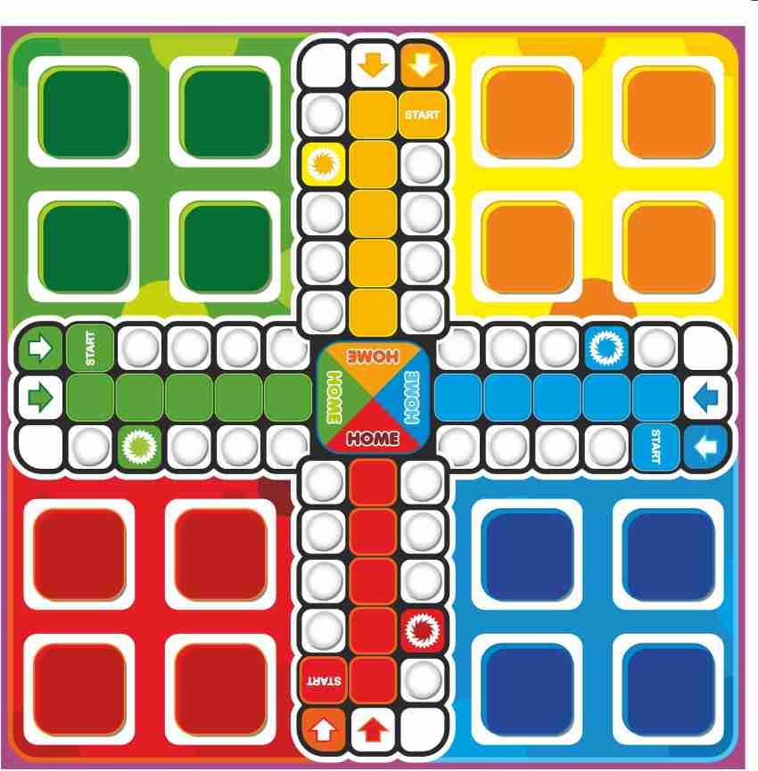 GOYAL KHEL CENTRE 12-12 Ludo & Snake (2 In 1 Games) Set Of Ludo Coins + One  Free Premium Ludo Token, All Ages, Multicolor