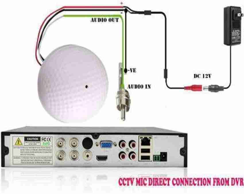 Wired security camera with audio sale