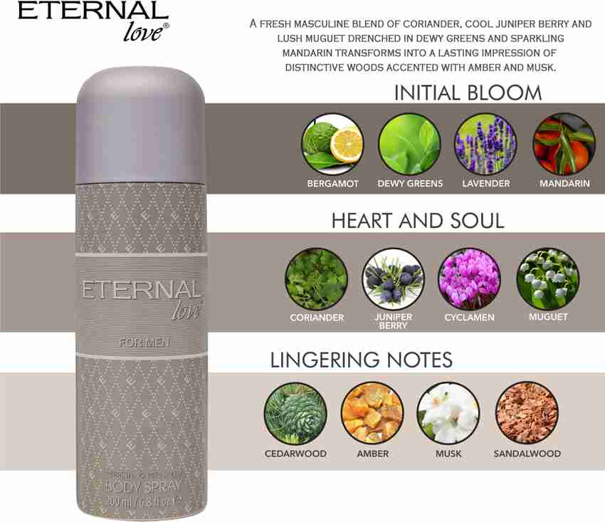 Eternal love body hot sale spray