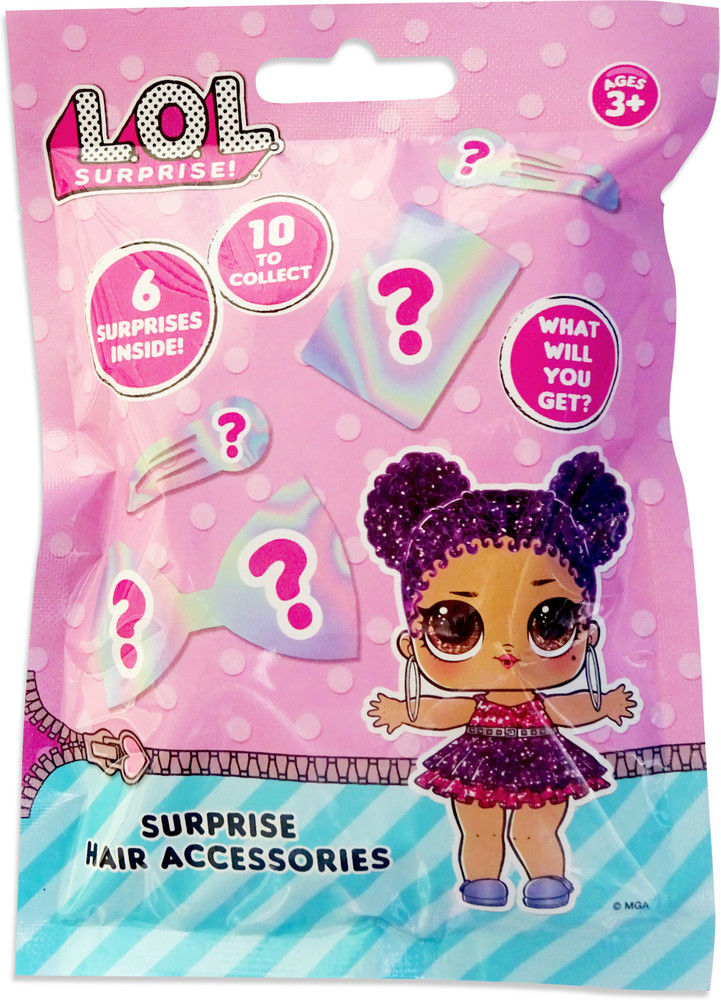 LOL Surprise Hair Accessory Blind Bag for Girls 3 Above Multicolor